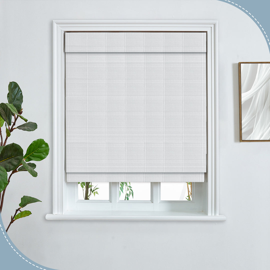 Custom Cordless 100% Bamboo Roman Shade Blind for Windows or Doors【Chima】