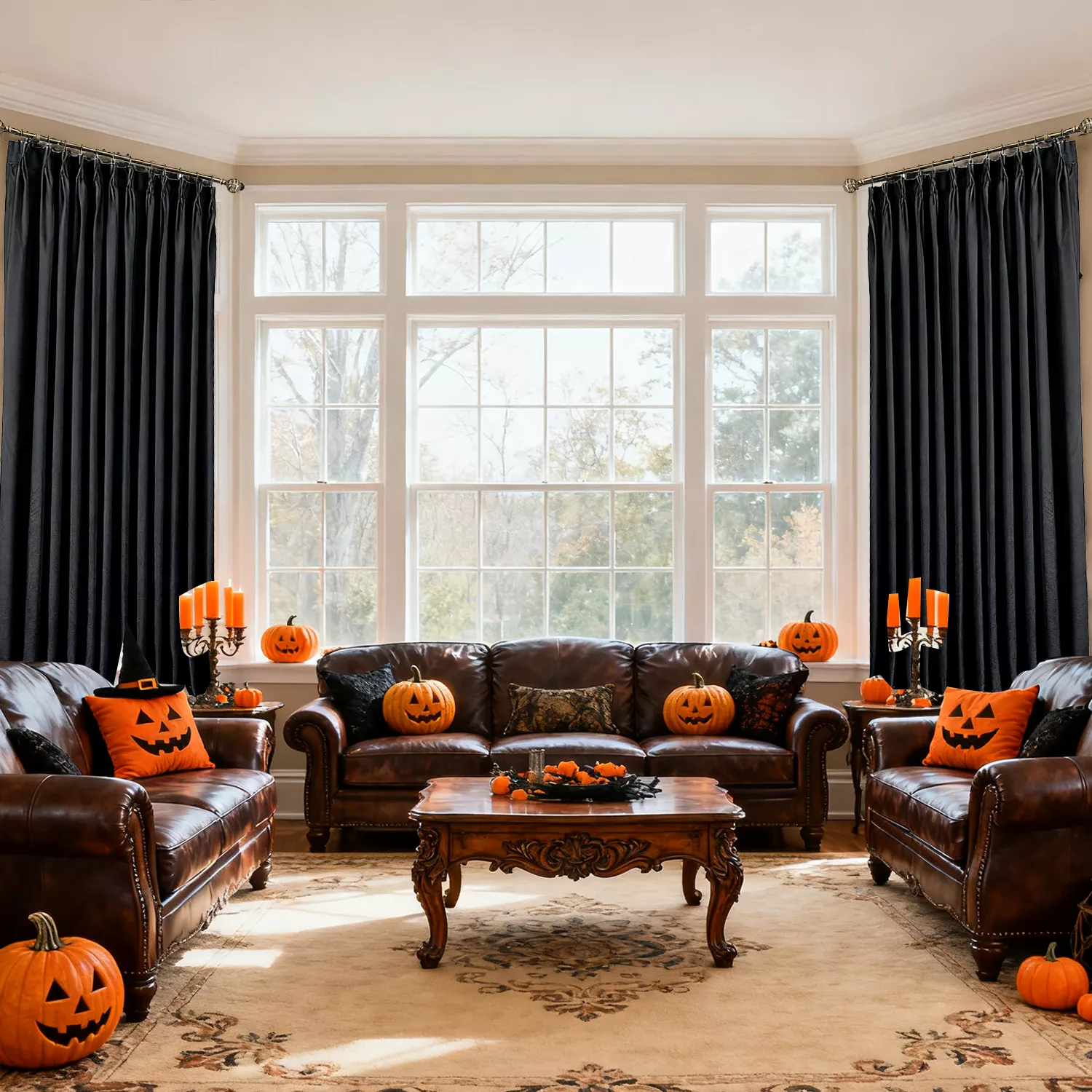 Halloween Curtains for Bedroom Bolonia - WinCurtain