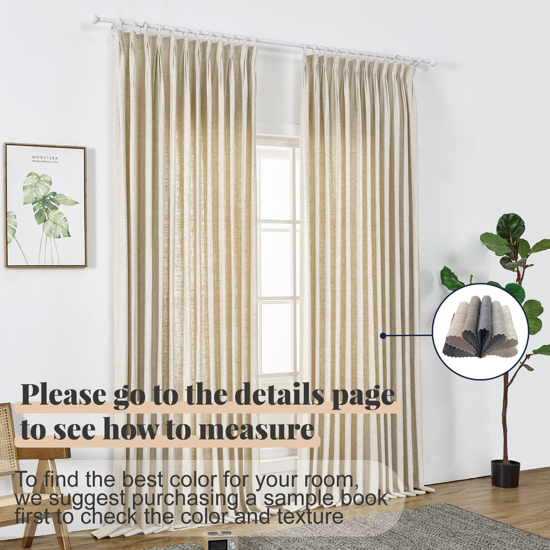 Custom Linen Curtains 【Bihar】