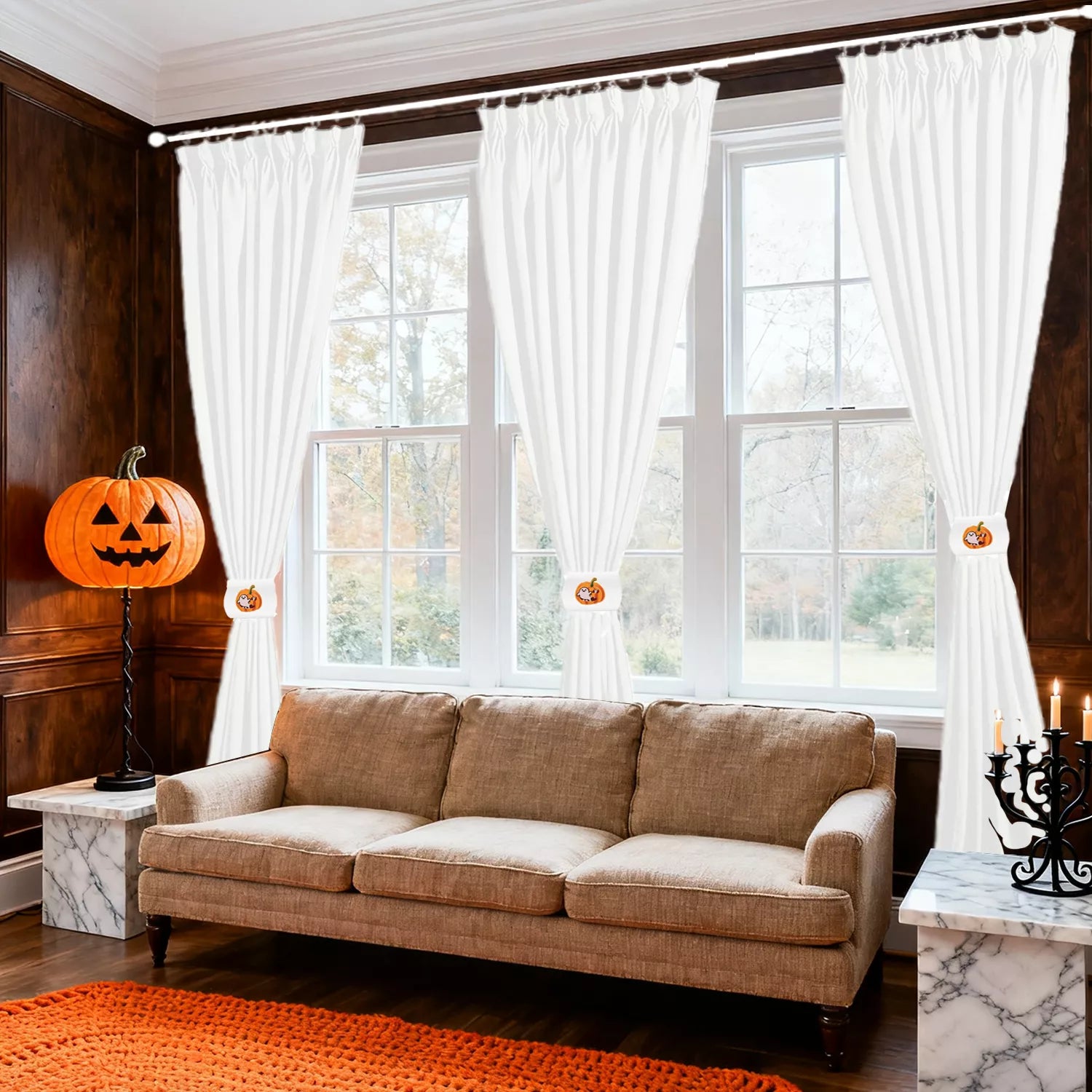 Halloween Drapes for bedroom