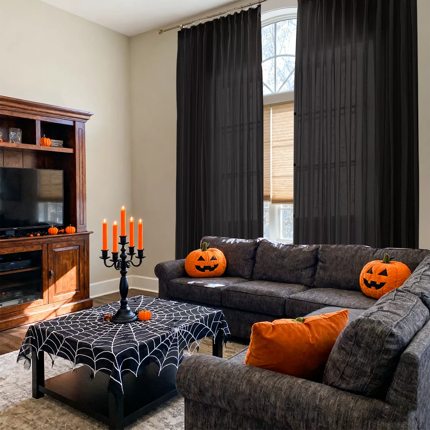 Halloween Drapes for bedroom
