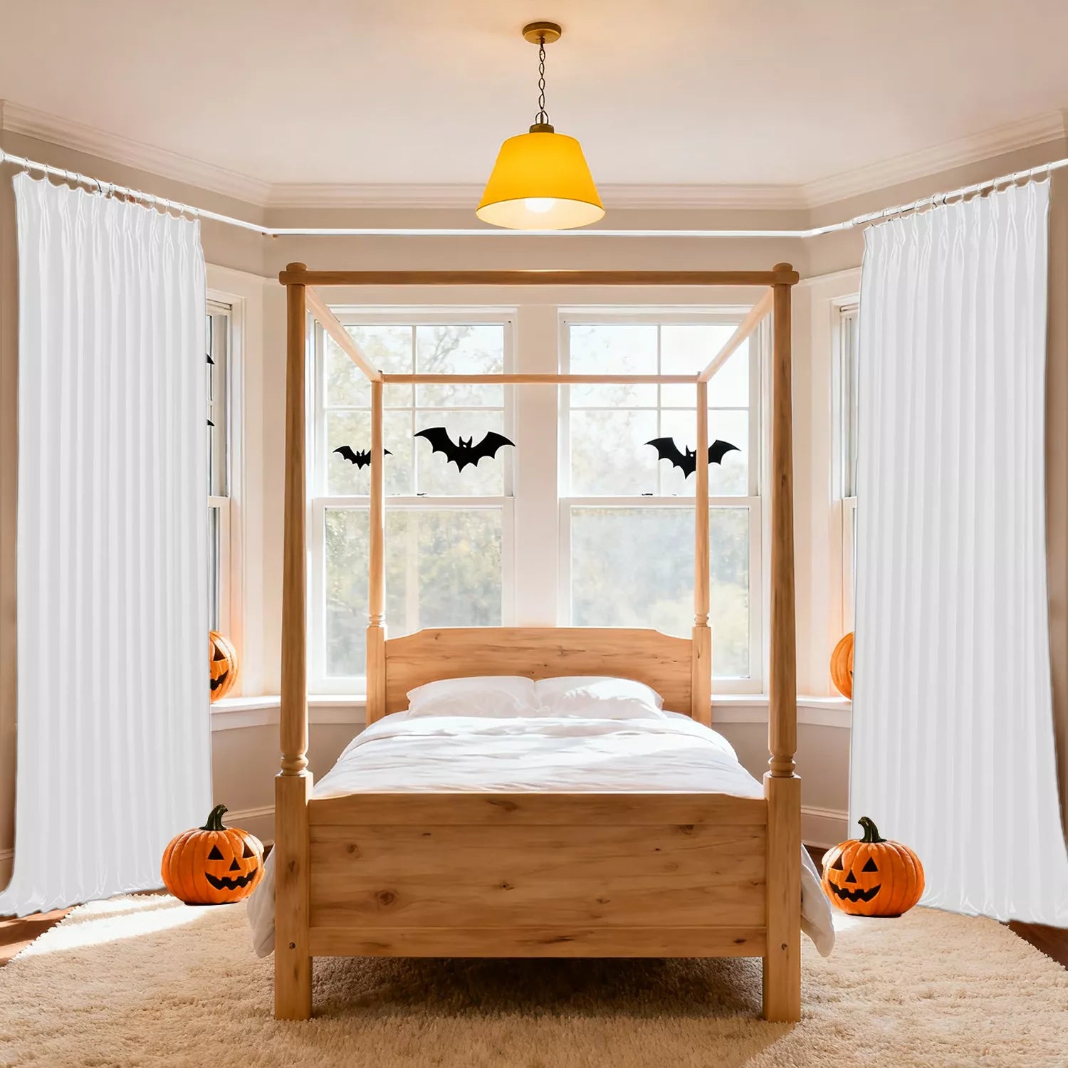 Halloween Drapes for bedroom