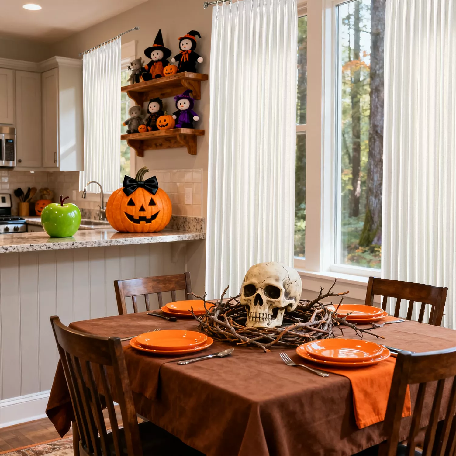 Halloween Curtains for Living Room