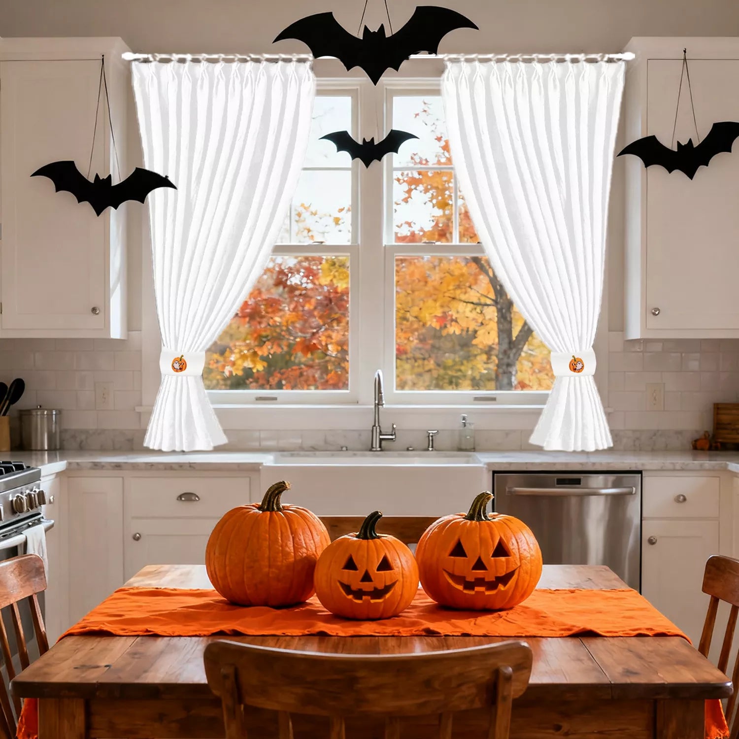 Halloween Drapes for bedroom