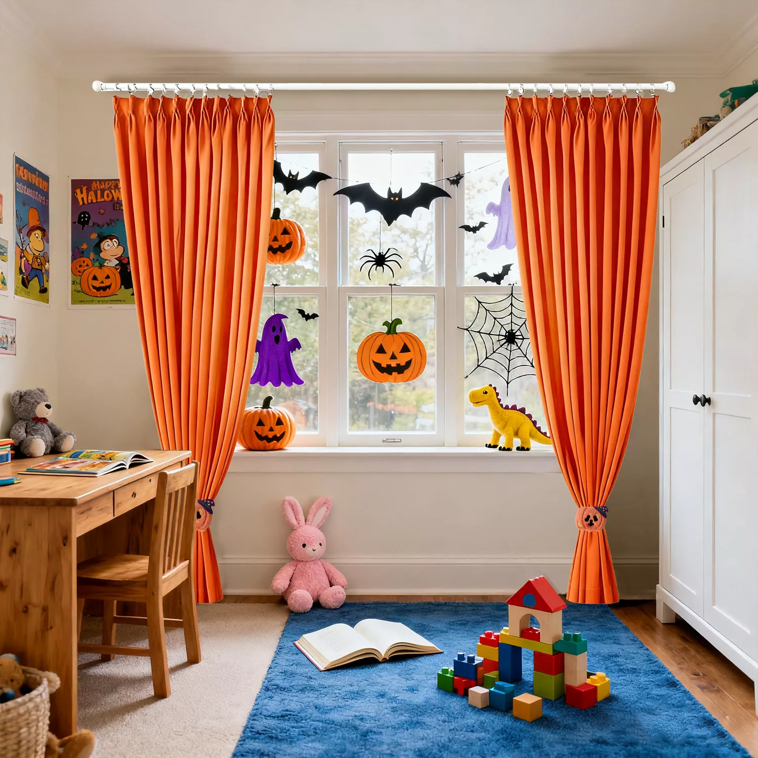 Halloween Curtains for Babyroom Bolonia - WinCurtain