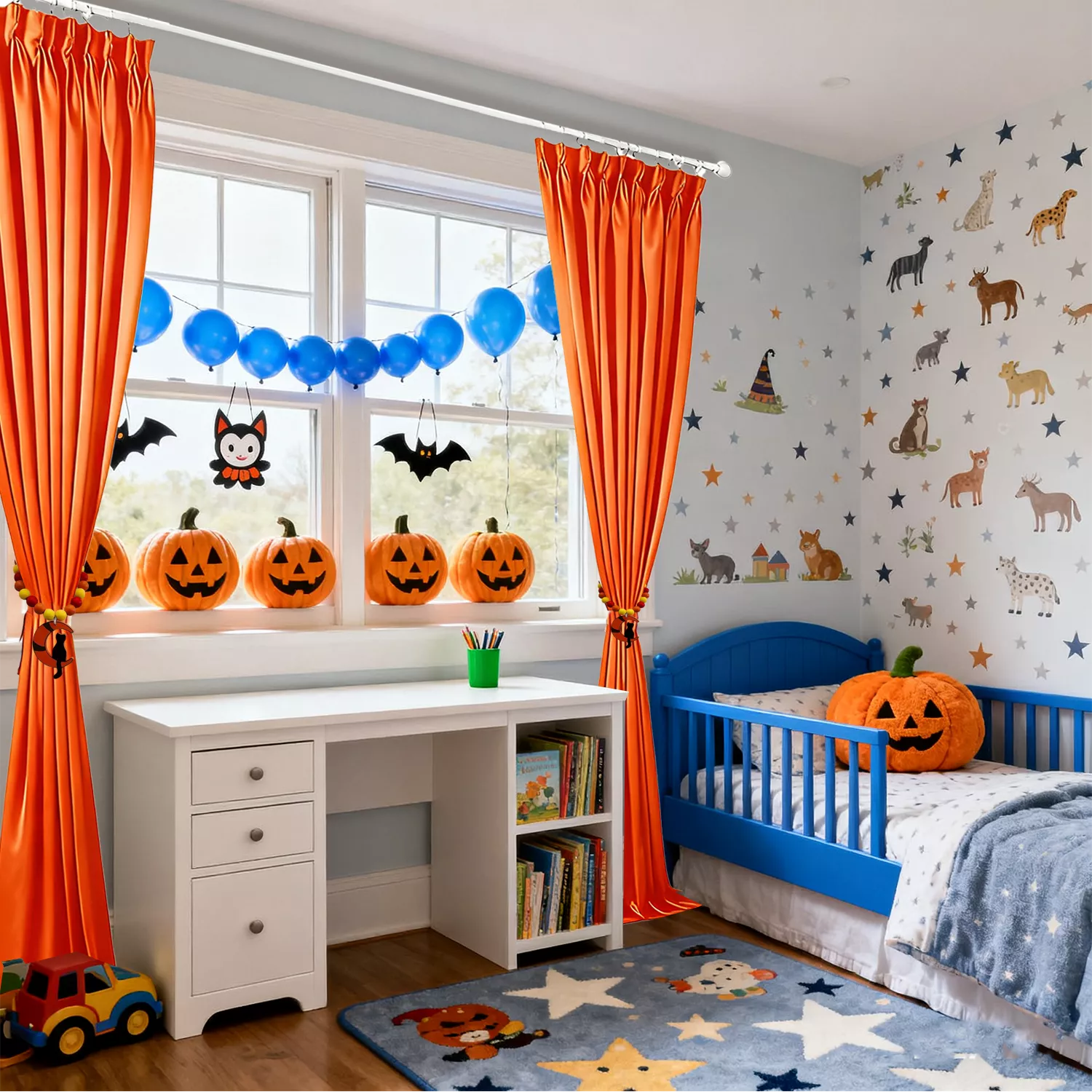 Halloween Curtains for Babyroom Bolonia - WinCurtain