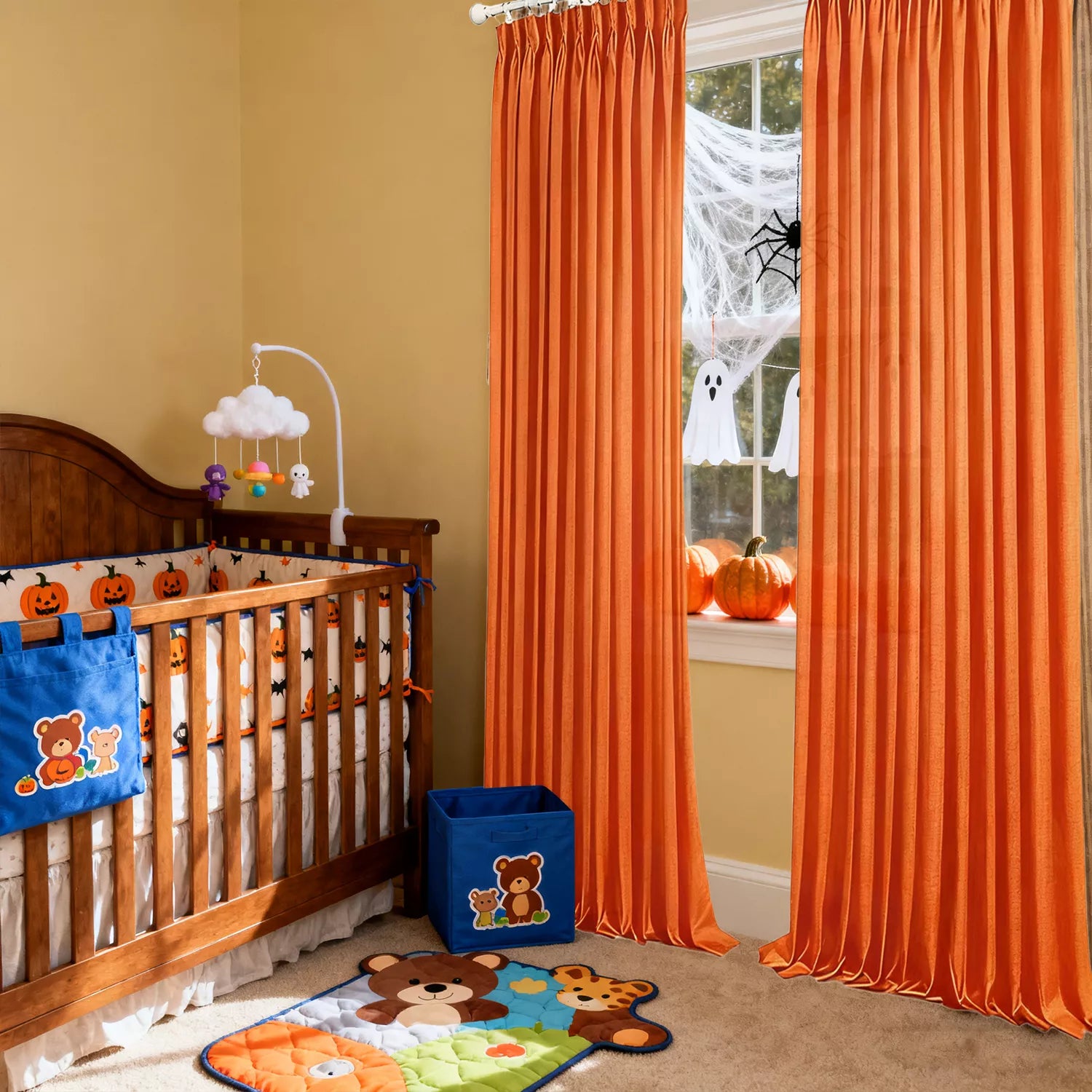 Halloween Curtains for Babyroom Bolonia - WinCurtain