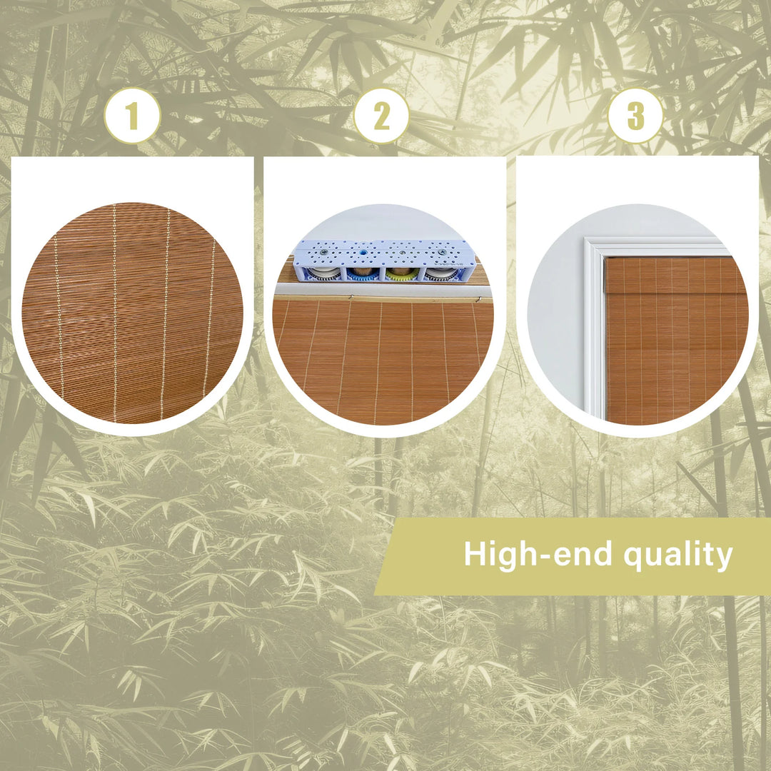 bamboo roman shades